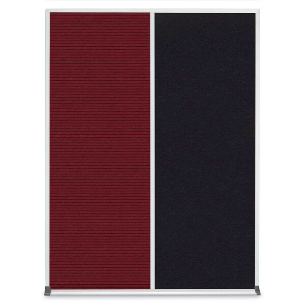 Double Door Radius Plus Corkboard, 48"X